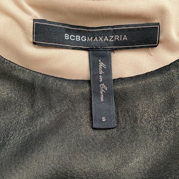 BCBG MAXAZRIA Classy black one sleeve dress - Picture 7 of 7